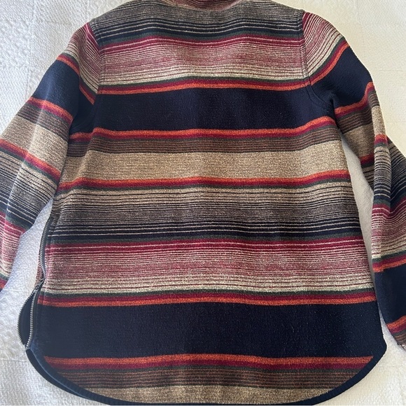 Woolrich Horizon View Half Zip Flannel Pullover Multicolor Stripes size S / P - Picture 12 of 16